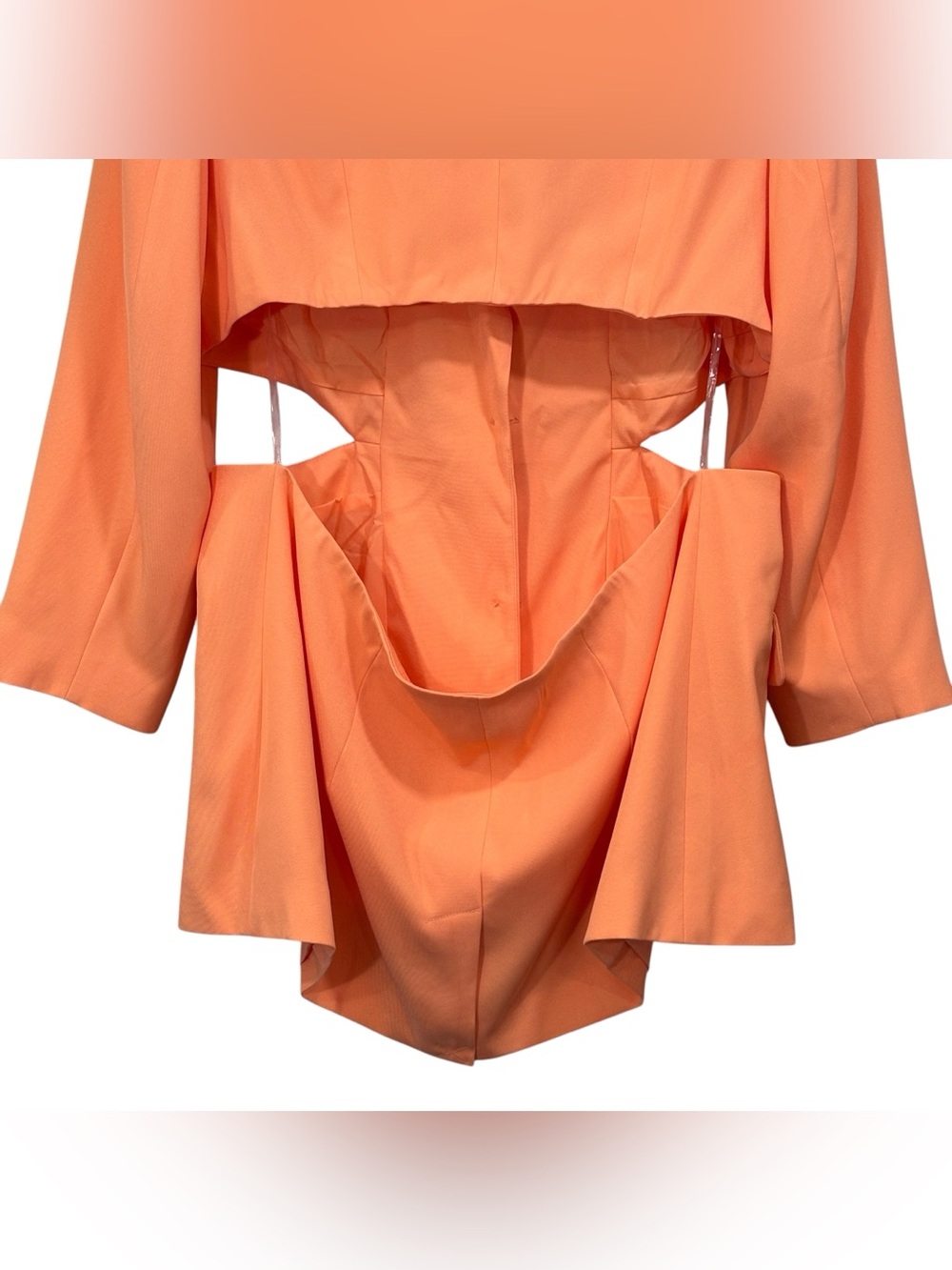 Future Collective x Alani Noelle NWT Orange Cream cutout Blazer Size XXL - Picture 11 of 14